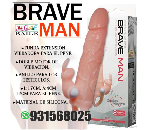 BRAVE MAN FUNDA RABBIT VIBRATORIA SEXSHOP PTE PIEDRA 931568025